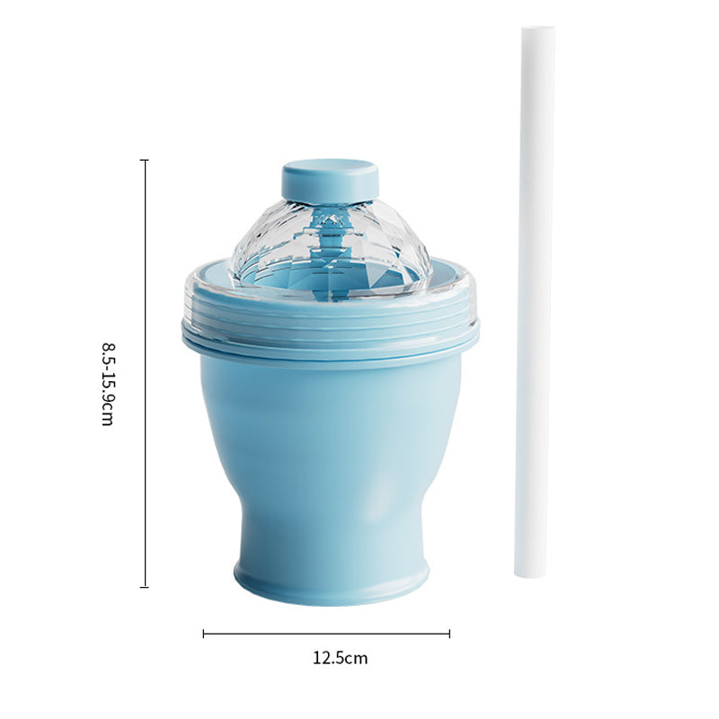 🏆LAST DAY SALE: ONLY $7.99!! 🧊 𝐁i𝐥𝐥𝐡𝐨𝐥® 2-in-1 Collapsible Ice Ball Maker Cup – Portable Ice Mold with Straw Lid