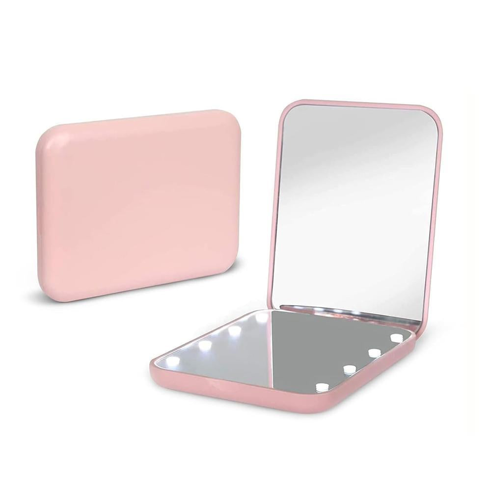 Billhol®💡Portable LED Lighted Makeup Mirror – Compact Travel Beauty Mirror