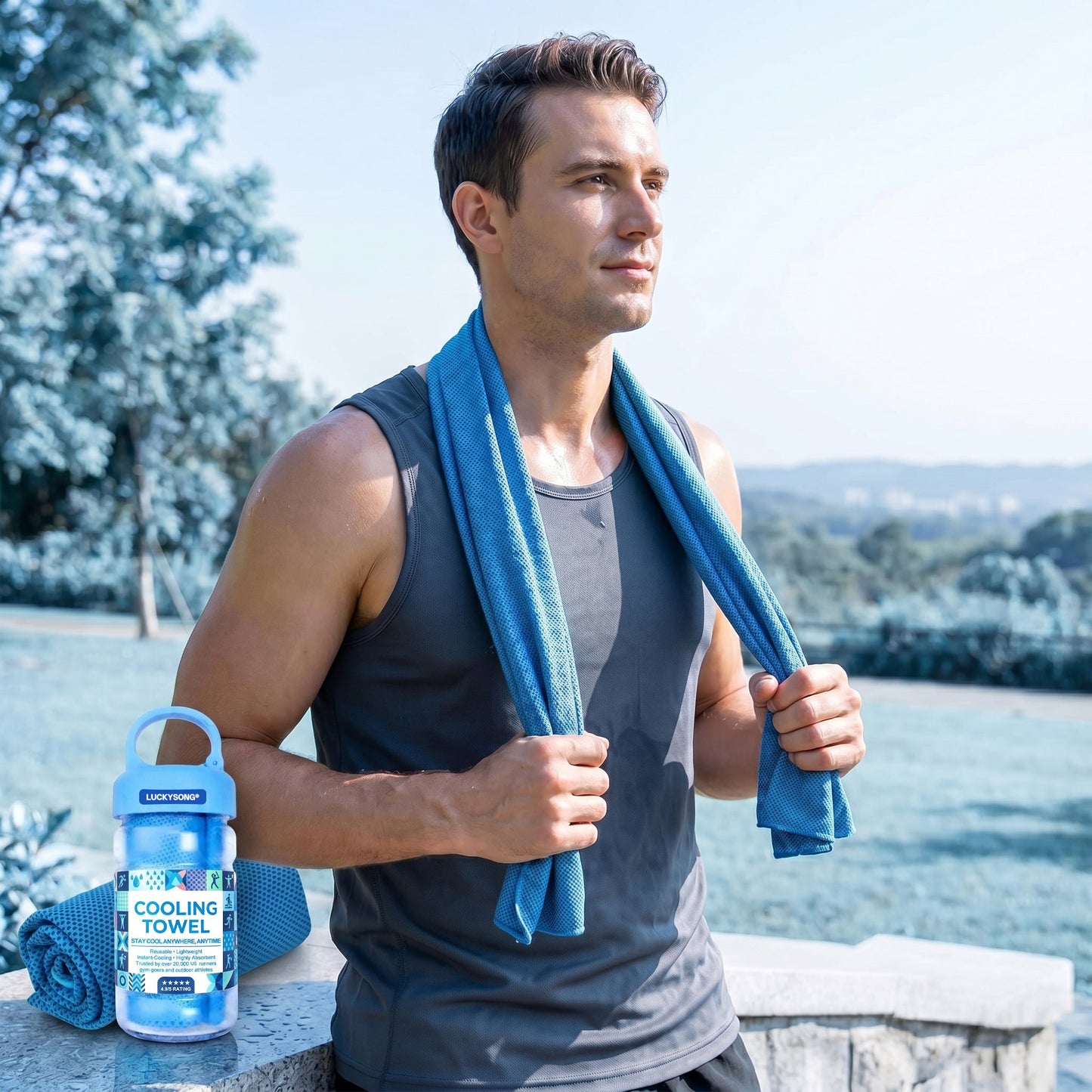 🎁 Buy 1 Get 1 Free — Limited Time Summer Offer ❄️ Instant Cooling Towel — Stay Cool Anywhere, Anytime