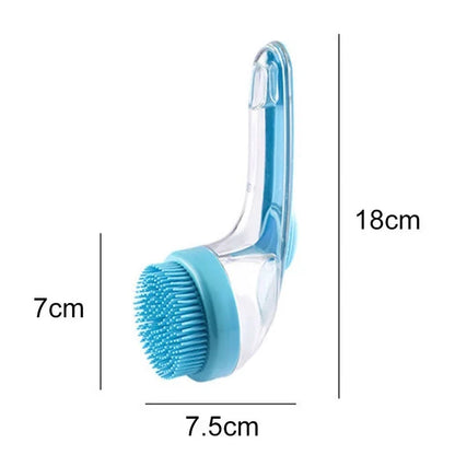 🌟LAST DAY £7.99 🎁BUY 1 GET 1 FREE🐾Pet Bath Brush | Built‑In Shampoo Dispenser for Dogs & Cats