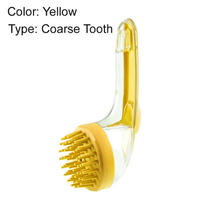 🌟LAST DAY £7.99 🎁BUY 1 GET 1 FREE🐾Pet Bath Brush | Built‑In Shampoo Dispenser for Dogs & Cats