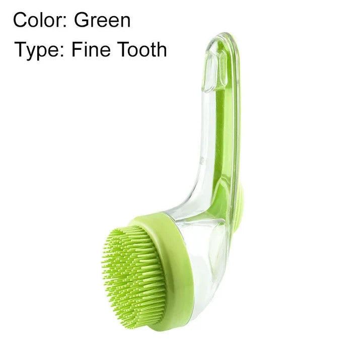 🌟LAST DAY £7.99 🎁BUY 1 GET 1 FREE🐾Pet Bath Brush | Built‑In Shampoo Dispenser for Dogs & Cats