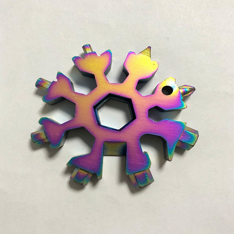 18-in-1 Strumento multiuso Snowflake - ARCOBALENO