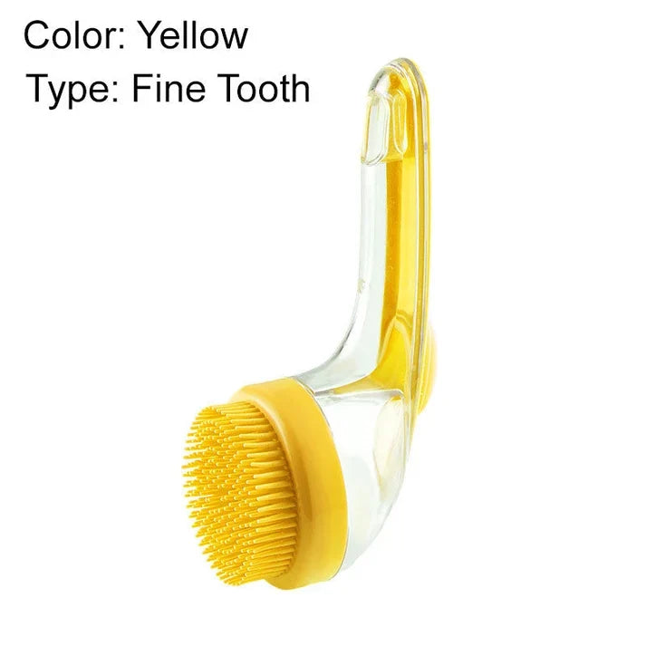 🌟LAST DAY £7.99 🎁BUY 1 GET 1 FREE🐾Pet Bath Brush | Built‑In Shampoo Dispenser for Dogs & Cats