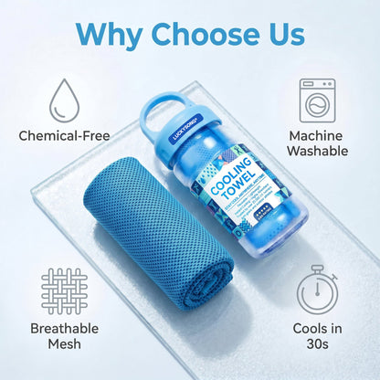 🎁 Buy 1 Get 1 Free — Limited Time Summer Offer ❄️ Instant Cooling Towel — Stay Cool Anywhere, Anytime