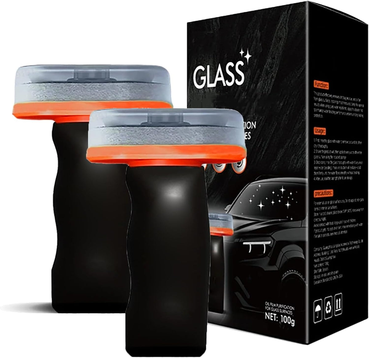 Billhol®🧫Glass Guard, Glass Cleaner, Automotive Oil Film Cleaning Brush