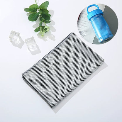 🎁Last Day Buy 1 Get 1 Free (Each only ￡3.49)🔥Cold Sweat Towel You Can Use Anywhere, Anytime! Reusable Soft Absorbent Cooling Portable