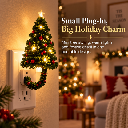 🎄Christmas Tree Projector Night Light — Plug-In Ceiling Décor