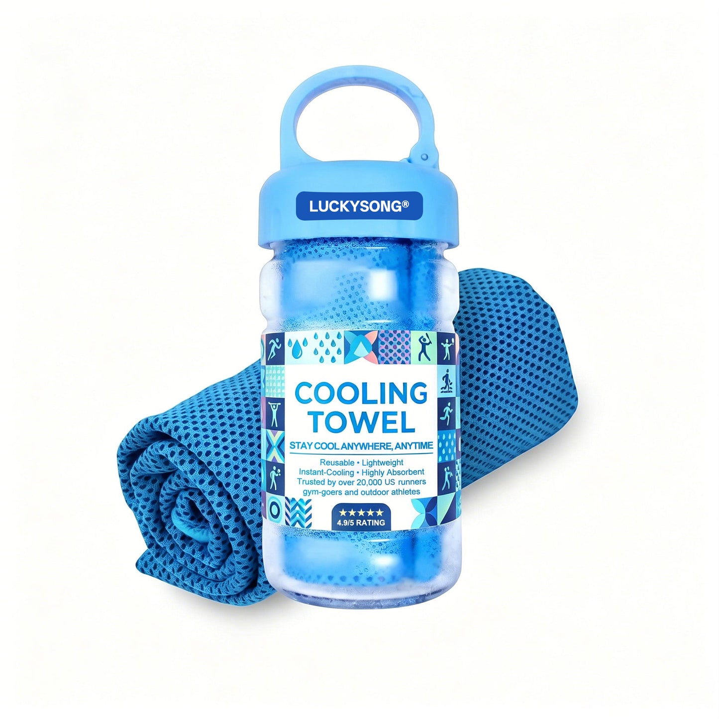 🎁 Buy 1 Get 1 Free — Limited Time Summer Offer ❄️ Instant Cooling Towel — Stay Cool Anywhere, Anytime