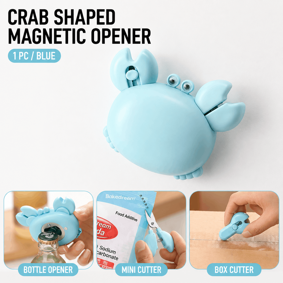 Official Store|🦀𝐁i𝐥𝐥𝐡𝐨𝐥® Multifunctional Magnetic Crab Bottle Opener