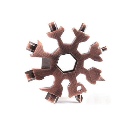 18-in-1 Strumento multiuso Snowflake - RAME ROSSO