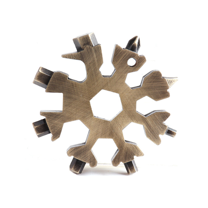 18-in-1 Strumento multiuso Snowflake - BRONZO