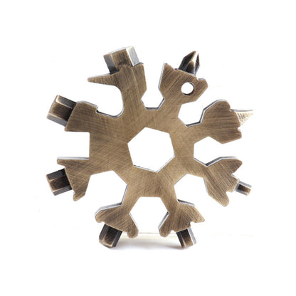 18-in-1 Strumento multiuso Snowflake - BRONZO