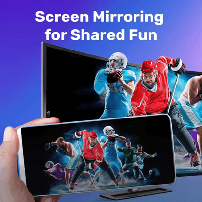 Flixy TV Stick screen mirroring from smartphone to television