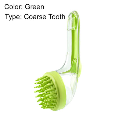 🌟LAST DAY £7.99 🎁BUY 1 GET 1 FREE🐾Pet Bath Brush | Built‑In Shampoo Dispenser for Dogs & Cats